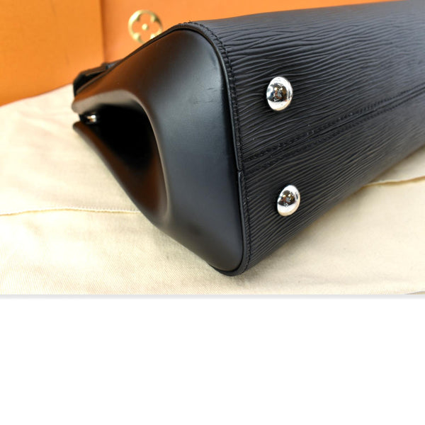 LOUIS VUITTON Cluny MM Epi Leather Shoulder Bag Black - Hot Deals