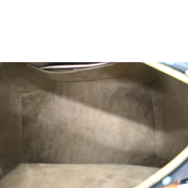 LOUIS VUITTON Speedy 30 Monogram Multicolor Canvas Satchel Bag Black