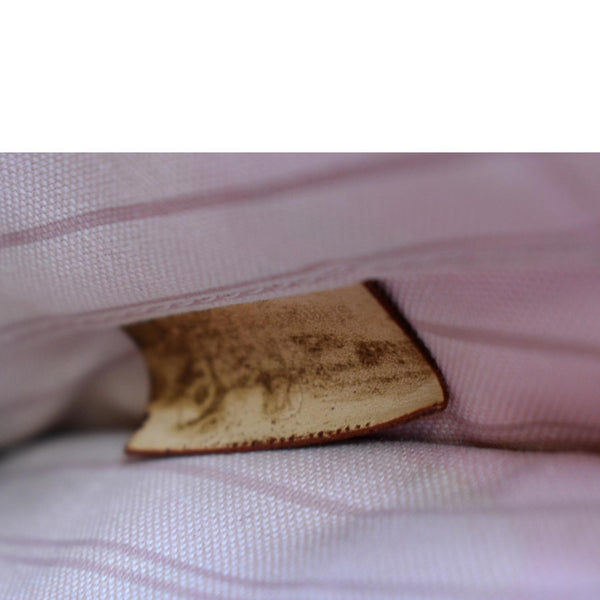 LOUIS VUITTON Tahitienne Pochette Wristlet Pouch Damier Azur Neverfull MM Pink