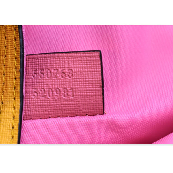 GUCCI Children's Rainbow Loved Coated Canvas Tote Bag Multicolor 550763