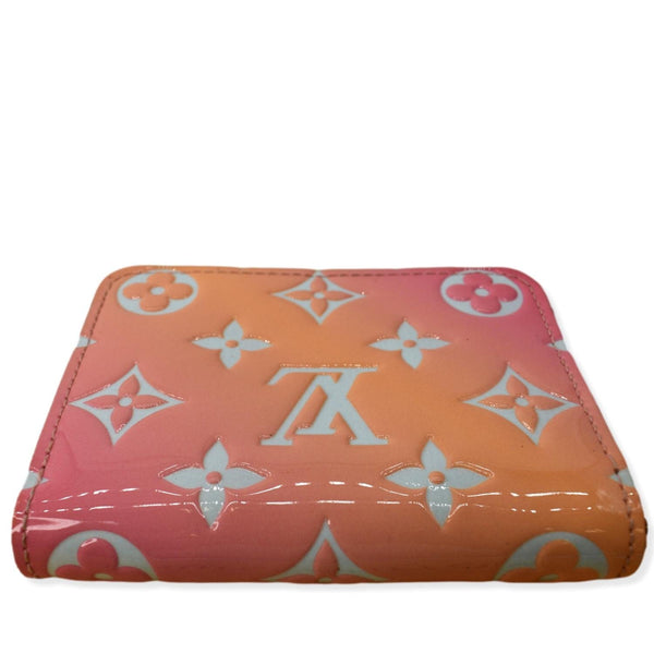 LOUIS VUITTON Vernis Leather Zippy Coin Purse Sunrise