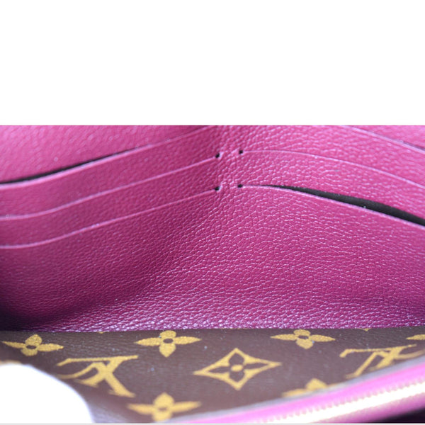 LOUIS VUITTON Pallas Monogram Canvas Wallet Brown