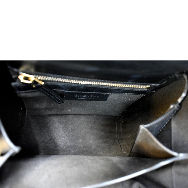 Givenchy Mini Pandora Box Calfskin Leather Chain Bag Black