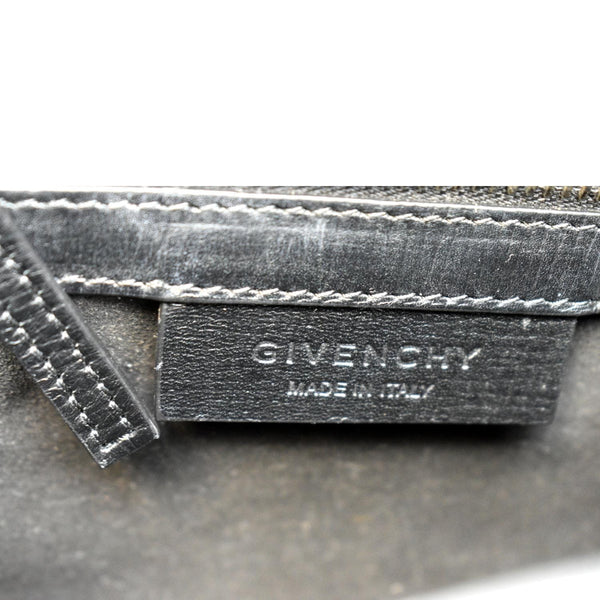 Givenchy Mini Pandora Box Calfskin Leather Chain Bag Black