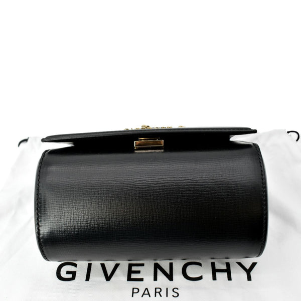 Givenchy Mini Pandora Box Calfskin Leather Chain Bag Black