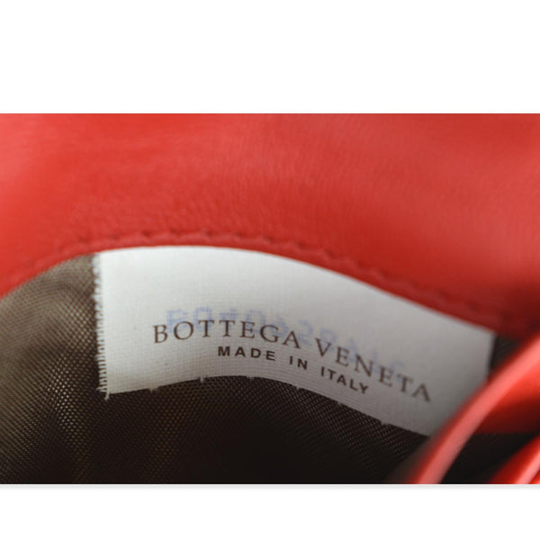 Bottega Veneta Intrecciato Leather Bifold Wallet Red | DDH
