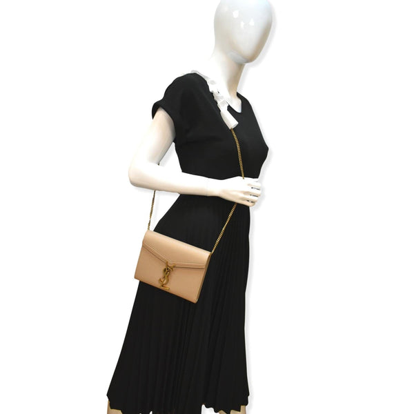 Yves Saint Laurent Cassandra Grain De Poudre Embossed Bag