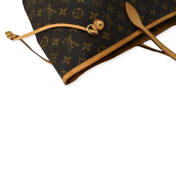 LOUIS VUITTON Neverfull GM Monogram Canvas Tote Bag Brown