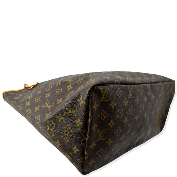 LOUIS VUITTON Neverfull GM Monogram Canvas Tote Bag Brown