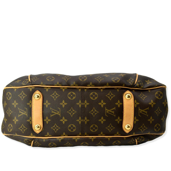 LOUIS VUITTON Galliera GM Monogram Canvas Shoulder Bag Brown