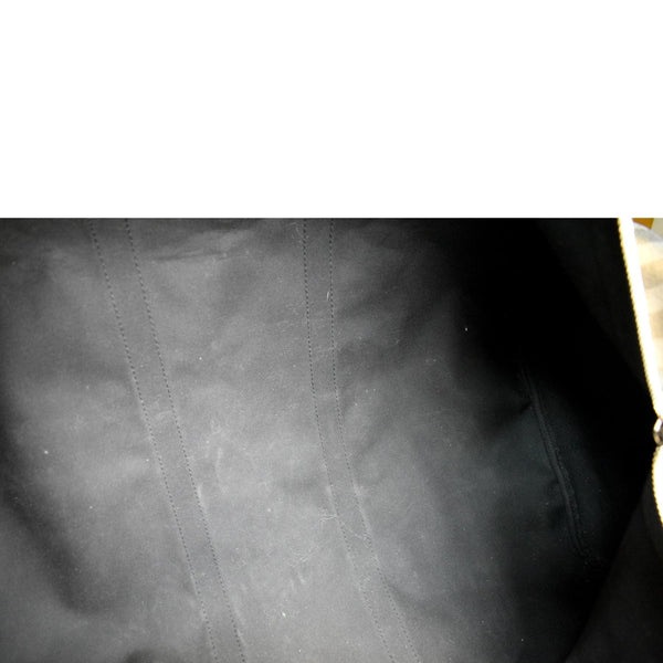 LOUIS VUITTON Keepall 55 Damier Graphite Bandouliere Travel Bag Black