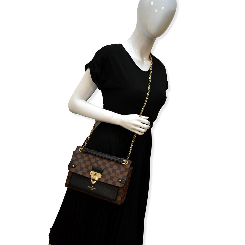 Louis Vuitton Damier Ebene Vavin PM Shoulder Bag (SHF-xLiQqA)