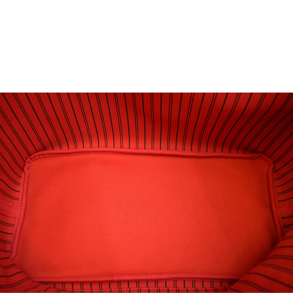 LOUIS VUITTON Neverfull GM Damier Ebene Tote Bag Brown