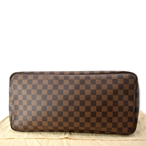 LOUIS VUITTON Neverfull GM Damier Ebene Tote Bag Brown