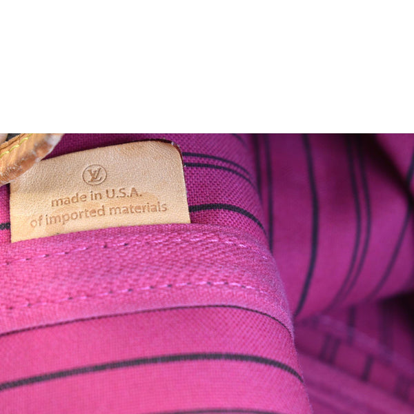 LOUIS VUITTON Neverfull GM Monogram Canvas Tote Bag Brown