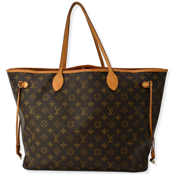 LOUIS VUITTON Neverfull GM Monogram Canvas Tote Bag Brown