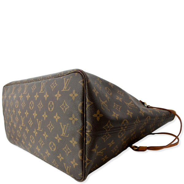 LOUIS VUITTON Neverfull GM Monogram Canvas Tote Bag Brown