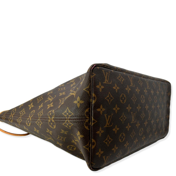 LOUIS VUITTON Neverfull GM Monogram Canvas Tote Bag Brown