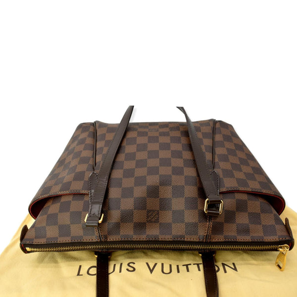 LOUIS VUITTON Totally PM Damier Ebene Shoulder Tote Bag Brown
