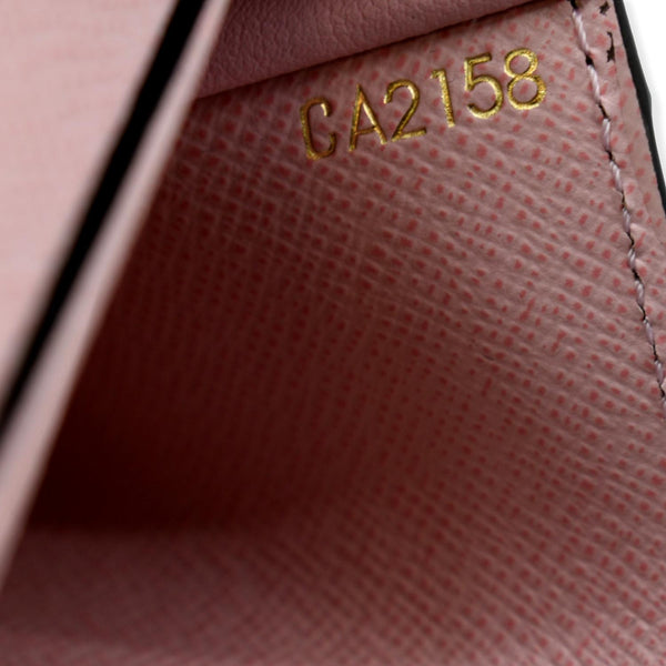 LOUIS VUITTON Jeanne Monogram Canvas Wallet Rose Ballerine