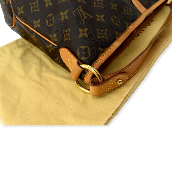 LOUIS VUITTON Delightful PM Monogram Canvas Hobo Bag Brown