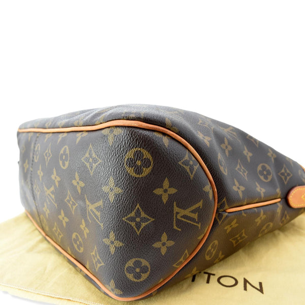 LOUIS VUITTON Delightful PM Monogram Canvas Hobo Bag Brown
