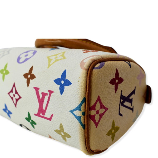 LOUIS VUITTON Nano Murakami Speedy Monogram Satchel Bag Multicolor