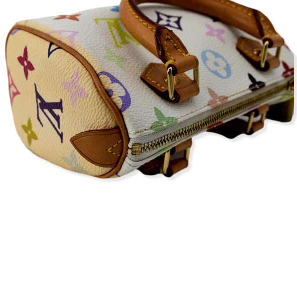 LOUIS VUITTON Nano Murakami Speedy Monogram Satchel Bag Multicolor
