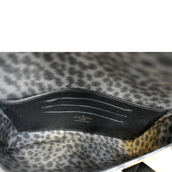 LOUIS VUITTON Felicie Strap & Go Pochette Monogram Canvas Crossbody Bag Beige