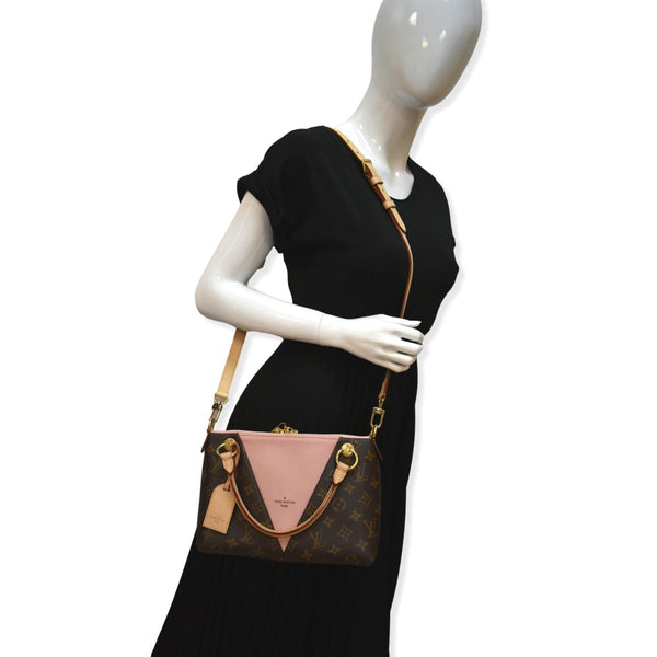 LOUIS VUITTON V Tote BB Monogram Canvas Shoulder Bag Rose Poudre - New Year Deals