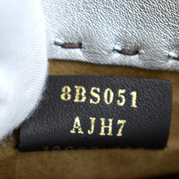 FENDI Mini Sunshine Plexiglass Laminated Leather Shopper Tote Crossbody Bag Silver - Hot Deals