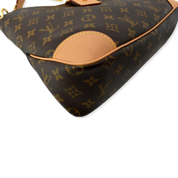 LOUIS VUITTON Odeon NM MM Monogram Canvas Shoulder Bag Brown