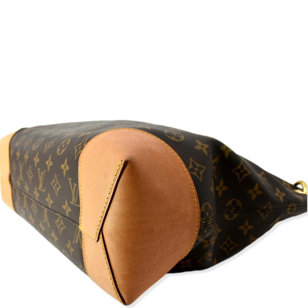 LOUIS VUITTON Berri MM Monogram Canvas Shoulder Bag Brown