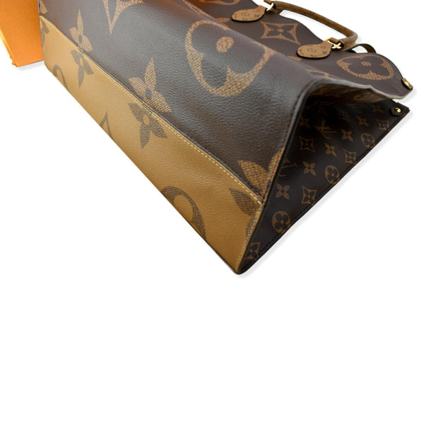 LOUIS VUITTON Onthego GM Giant Monogram Canvas Tote Shoulder Bag Brown - Hot Deals