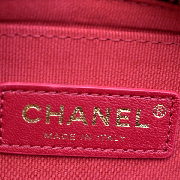 CHANEL Quilted Caviar Like A Flap Wallet Shoulder Bag Black