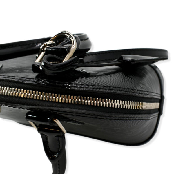 LOUIS VUITTON Alma BB Electric Epi Leather Crossbody Bag Black