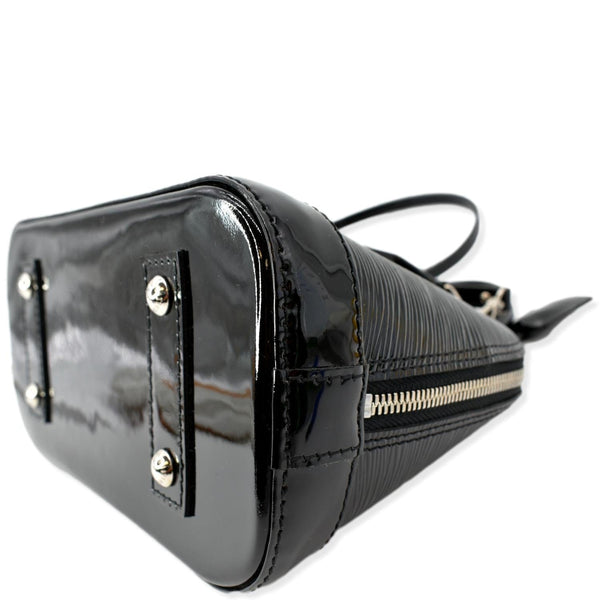 LOUIS VUITTON Alma BB Electric Epi Leather Crossbody Bag Black