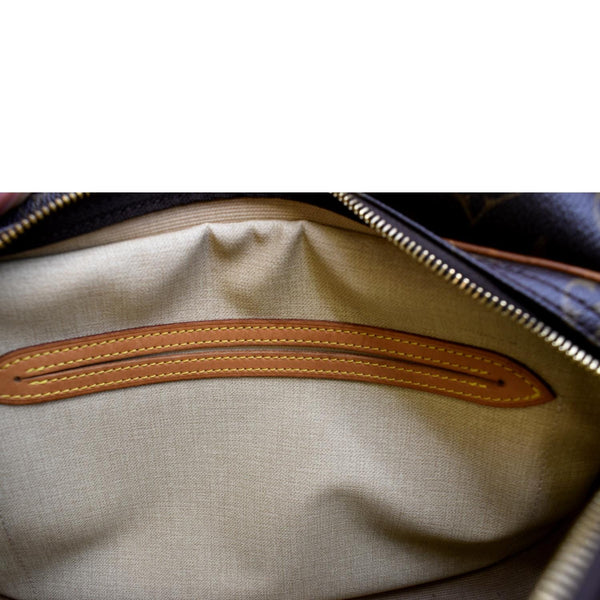 LOUIS VUITTON Reporter Monogram Canvas Shoulder Bag Brown