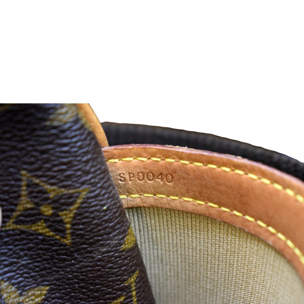 LOUIS VUITTON Reporter Monogram Canvas Shoulder Bag Brown