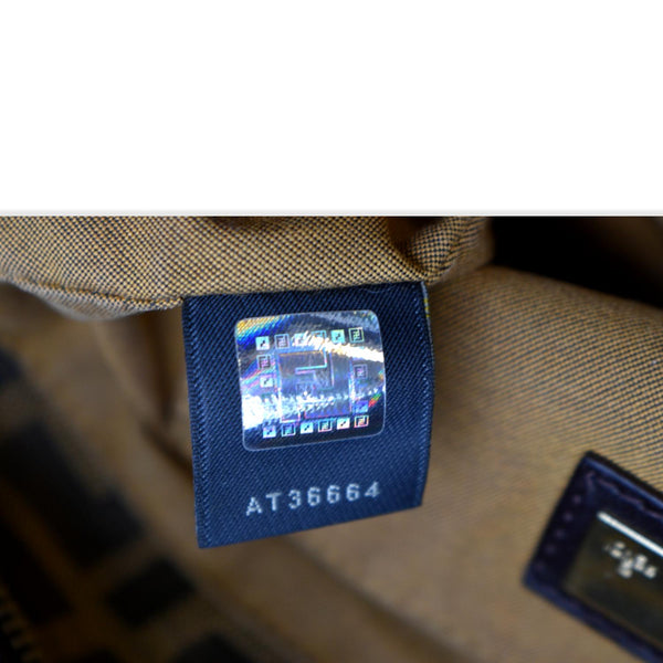 FENDI Chef Zucca Canvas Tote Bag Tobacco Brown