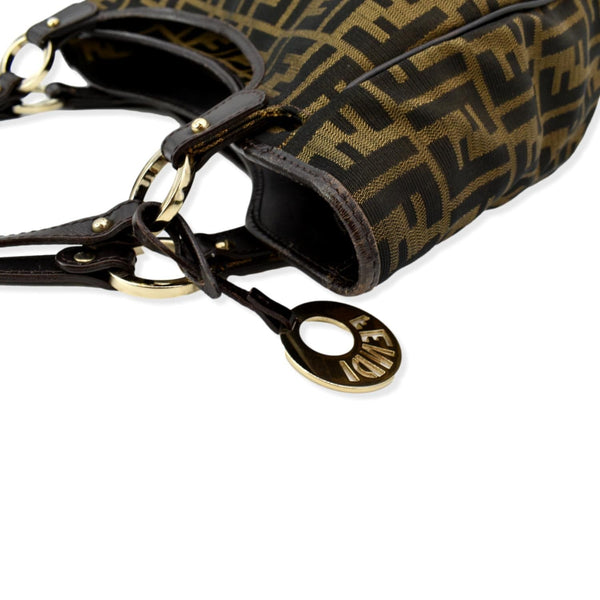 FENDI Chef Zucca Canvas Tote Bag Tobacco Brown