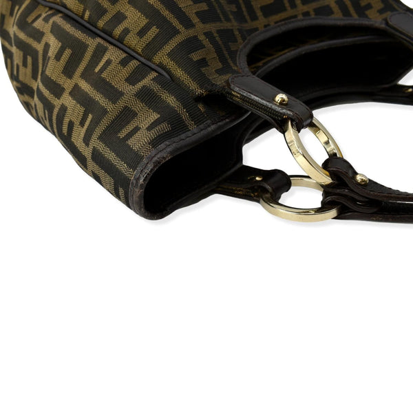 FENDI Chef Zucca Canvas Tote Bag Tobacco Brown