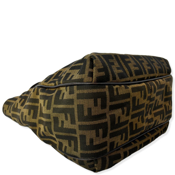 FENDI Chef Zucca Canvas Tote Bag Tobacco Brown