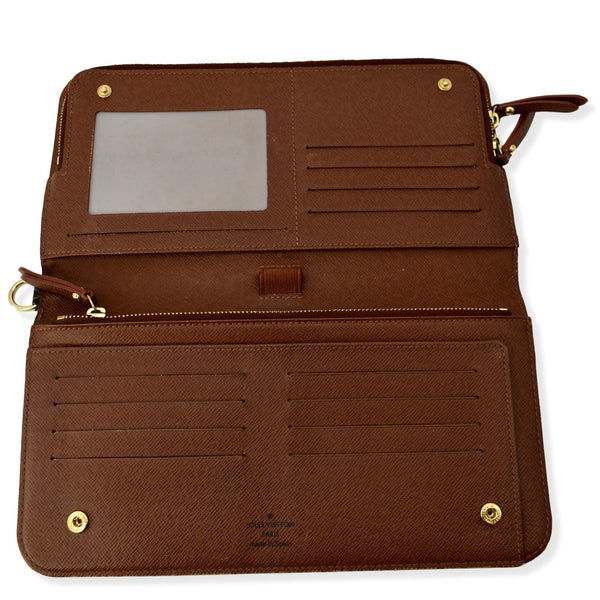 LOUIS VUITTON Insolite Monogram Canvas Organizer Wallet Brown