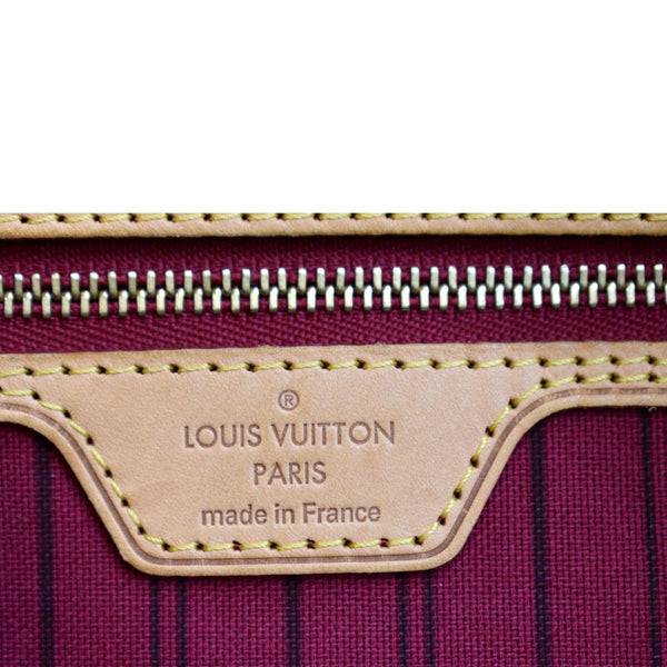 LOUIS VUITTON Neverfull MM Monogram Canvas Tote Bag Brown