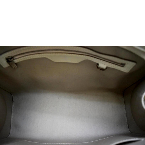 LOUIS VUITTON Brea MM Epi Leather Satchel Shoulder Bag Ivory