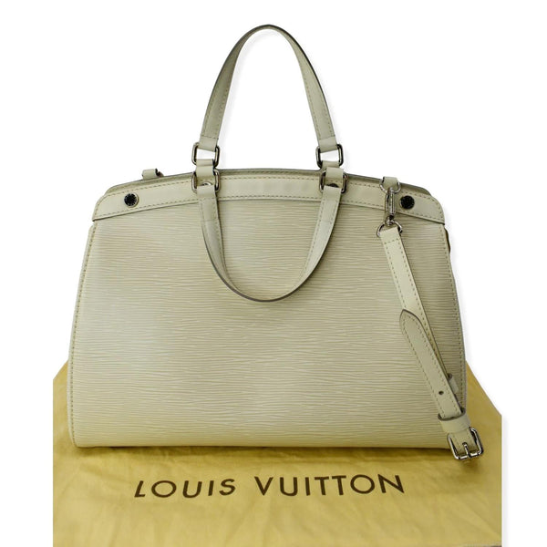 LOUIS VUITTON Brea MM Epi Leather Satchel Shoulder Bag Ivory