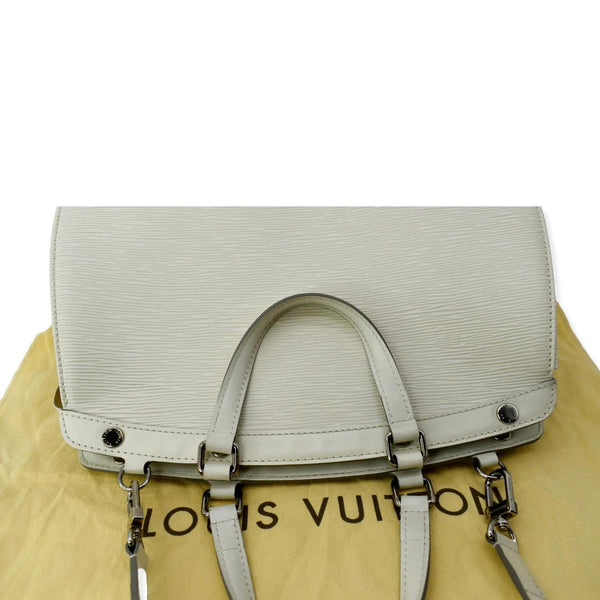 LOUIS VUITTON Brea MM Epi Leather Satchel Shoulder Bag Ivory