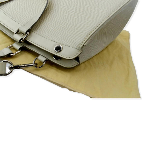 LOUIS VUITTON Brea MM Epi Leather Satchel Shoulder Bag Ivory