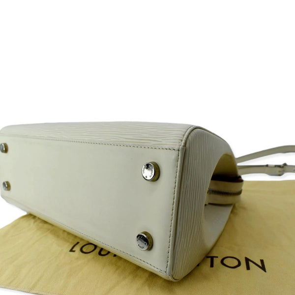 LOUIS VUITTON Brea MM Epi Leather Satchel Shoulder Bag Ivory